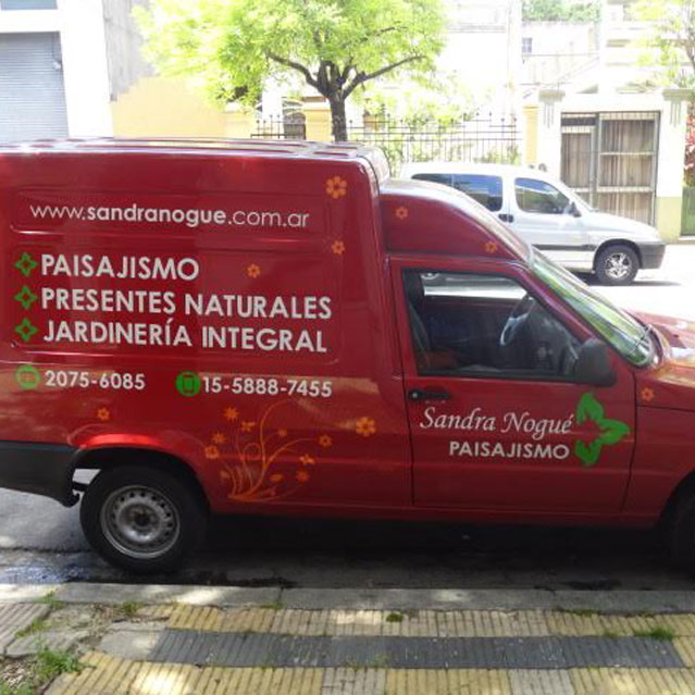 Camioneta, Sandra Nogué Paisajismo